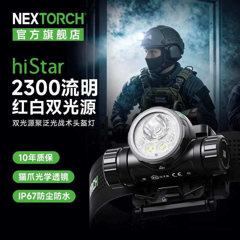 纳丽德hiStar战术头灯