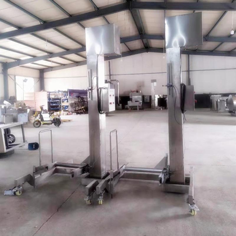 商用立式304不锈钢提升加料机 物料提升加料输送设备 提升加料机