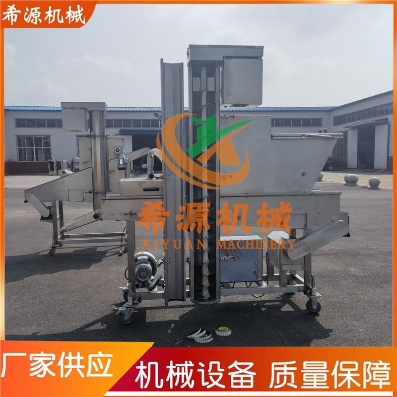 厂家供应糍粑裹面包自动裹糠机春卷上糠机 油炸食品上糠机