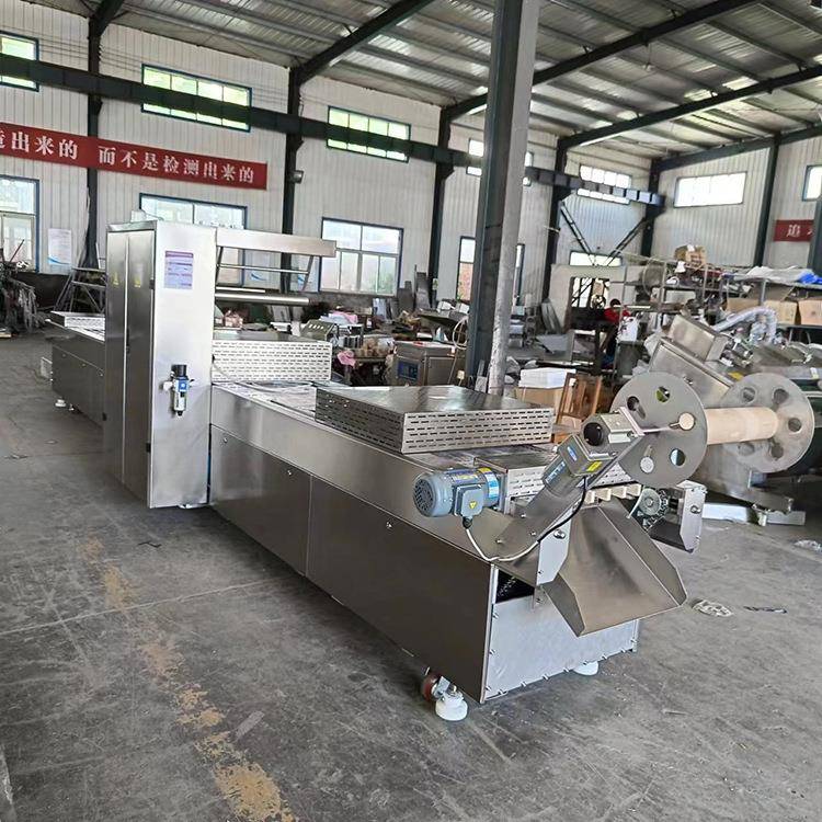 牛肉拉伸膜包装机 自动制袋拉伸膜真空包装机 豆腐干拉伸膜包装机