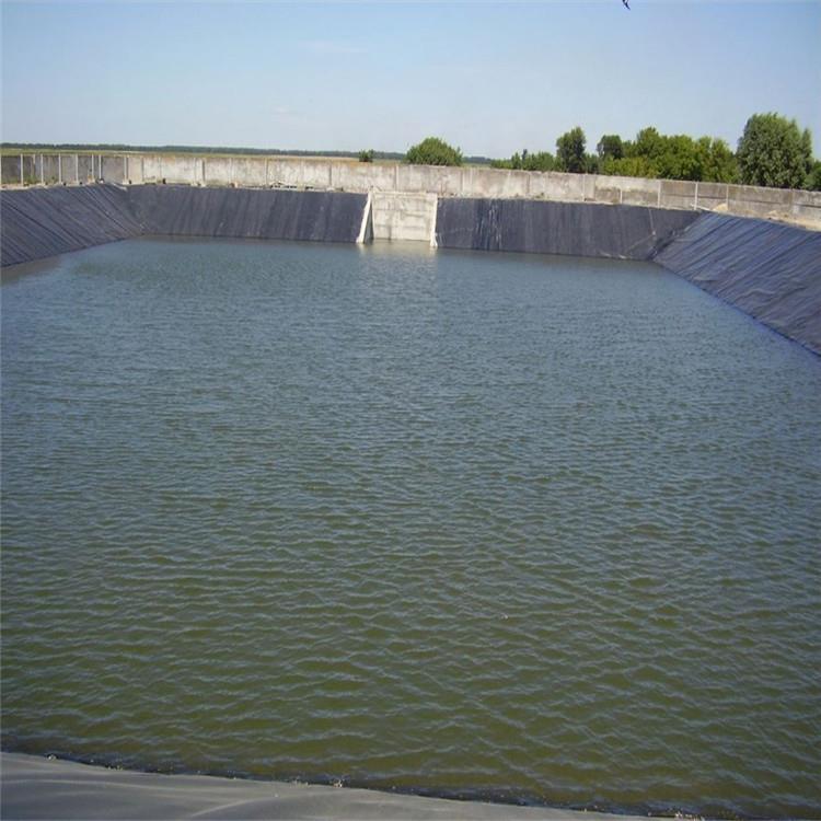 化工厂鱼塘用膜鱼池防水膜藕池防渗膜蓄水池 土工膜黑色塑料薄