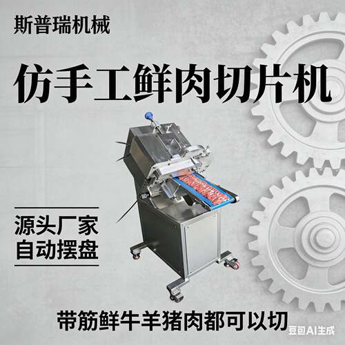 牛羊北京全自动牛羊肉商用切片自动手工火锅羊肉切片机鲜肉新款