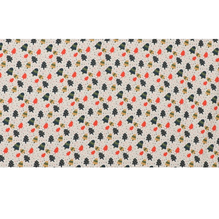 川水品牌 纯棉布料精致复古圣诞系列雪人驯鹿节日娃衣拼布手工DIY