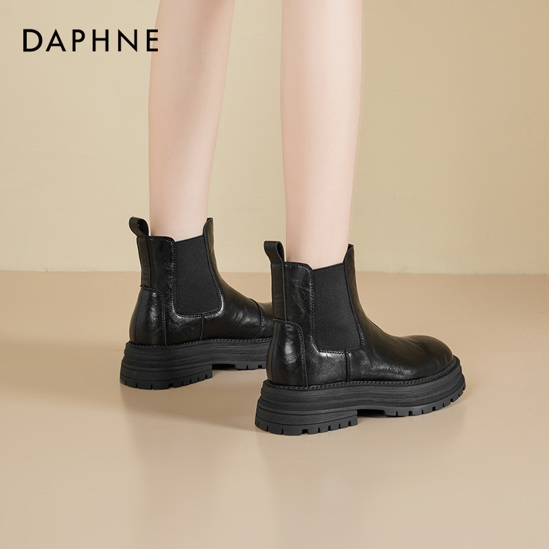 达芙妮切尔西靴女2025新款短靴