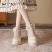 蝴蝶结玛丽珍鞋 女2026绝美巨好看 lolita鞋 达芙妮法式 子高跟单鞋