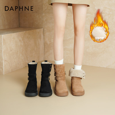 达芙妮2025新款时尚雪地靴