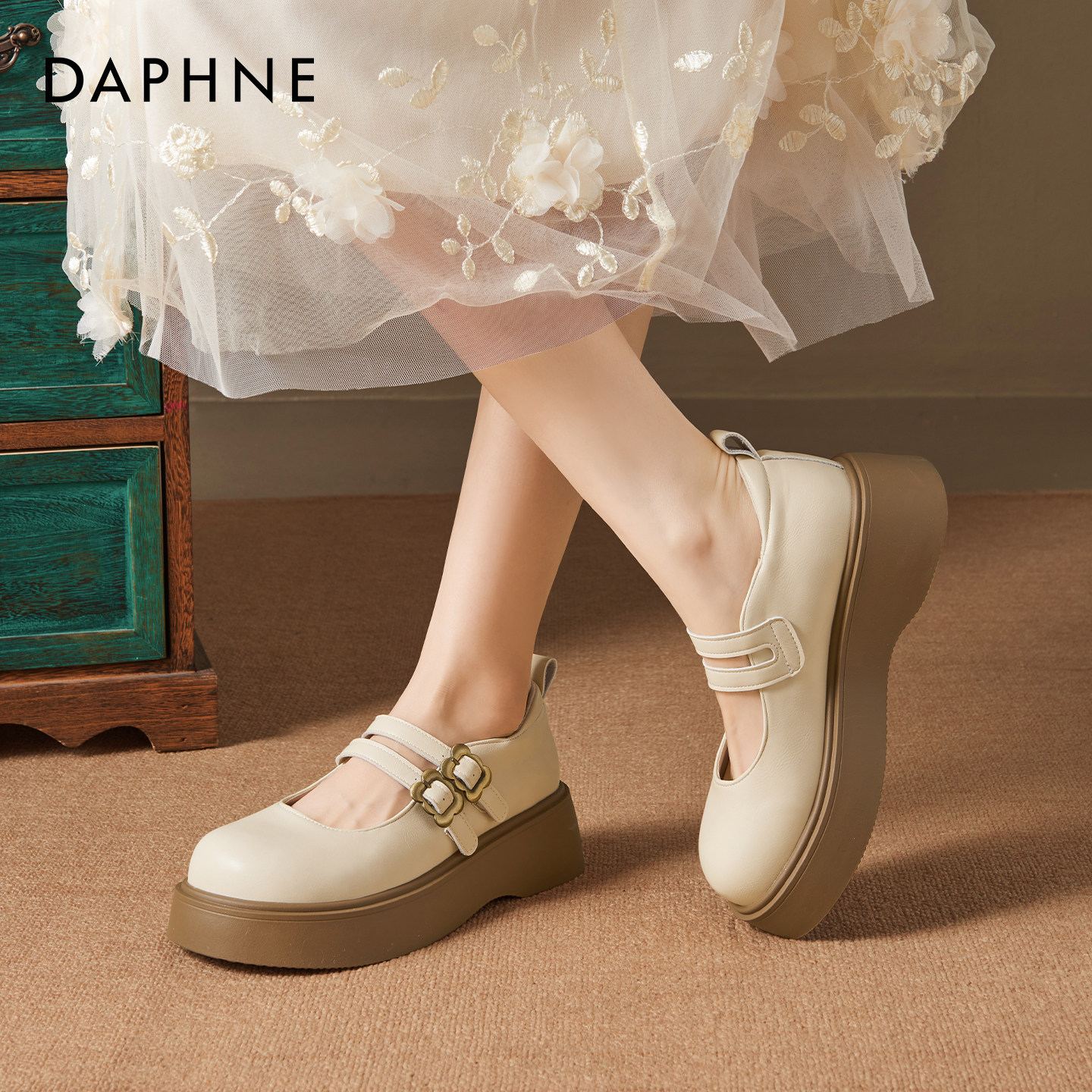 【达芙妮玛丽珍女鞋】2025新款