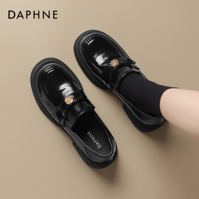 乐福鞋英伦风厚底小皮鞋女款单鞋