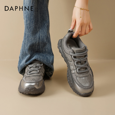 达芙妮老爹鞋女款厚底增高运动鞋