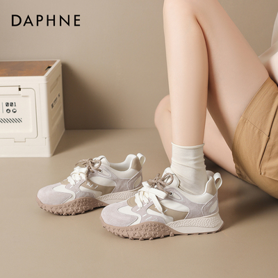 达芙妮厚底德训鞋轻便透气休闲鞋