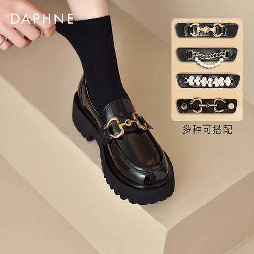 达芙妮复古百搭乐福鞋