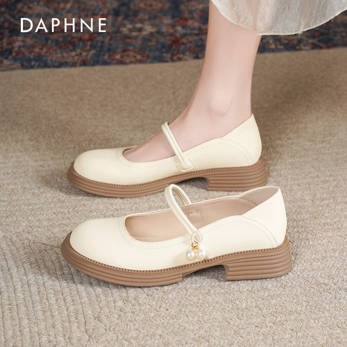 达芙妮玛丽珍女鞋法式小单鞋女鞋