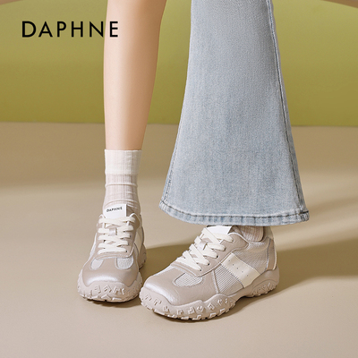 【达芙妮德训鞋】内增高芭蕾轻便