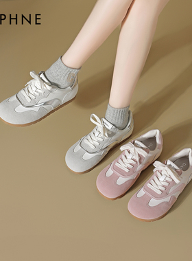 达芙妮新款休闲运动板鞋2025早秋冬季百搭女款通勤时尚女士女鞋子