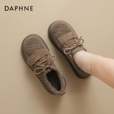 棉鞋女冬季加绒厚底勃肯鞋雪地靴