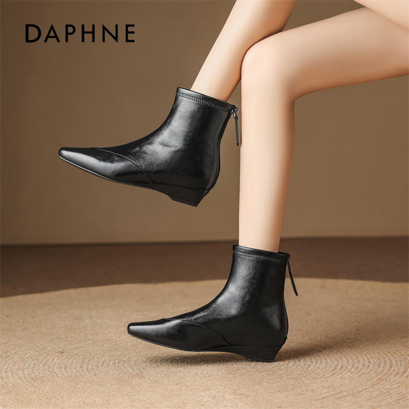 【达芙妮】加绒勃肯毛毛鞋小个子