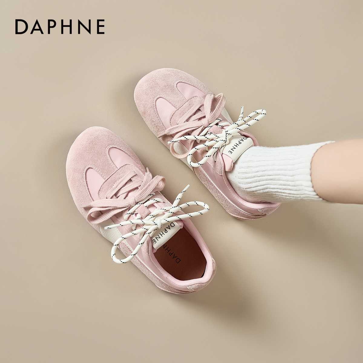 达芙妮德训鞋女休闲运动增高女鞋