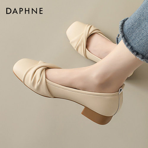 达芙妮芭蕾风单鞋妈妈鞋母亲节