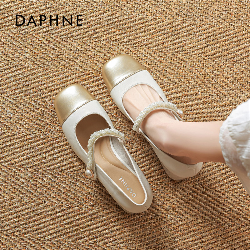 达芙妮玛丽珍鞋女款法式芭蕾单鞋