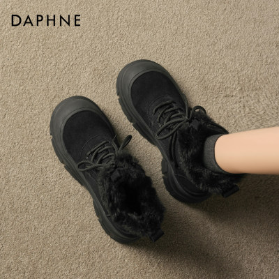 达芙妮厚底加绒雪地靴