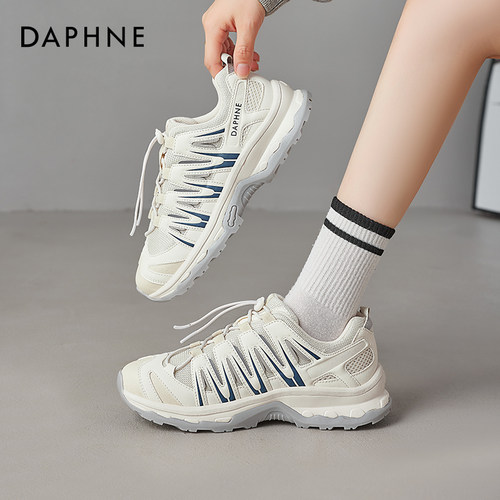 达芙妮芭蕾德训鞋女2025早秋新款厚底增高老爹鞋运动休闲登山鞋子