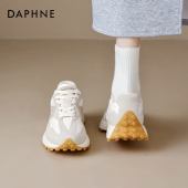 女2026新款 春季 老爹休闲运动增高小白鞋 达芙妮阿厚底甘鞋 子德训鞋