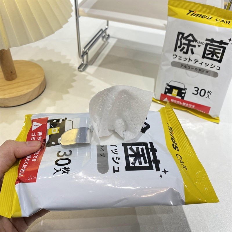 出口日本便携随身装皮肤清洁消毒汽车浴室电脑手机屏幕除菌30片装
