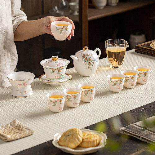 中秋盼月高档茶具套装礼品