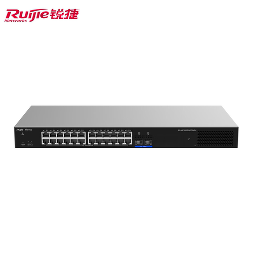 Ruijie锐捷睿易易光网管PoE光接入交换机（ONU）RG-NBF3000E-24GT2MS-P 24口千兆接入+2口1G/2.5G分光上联