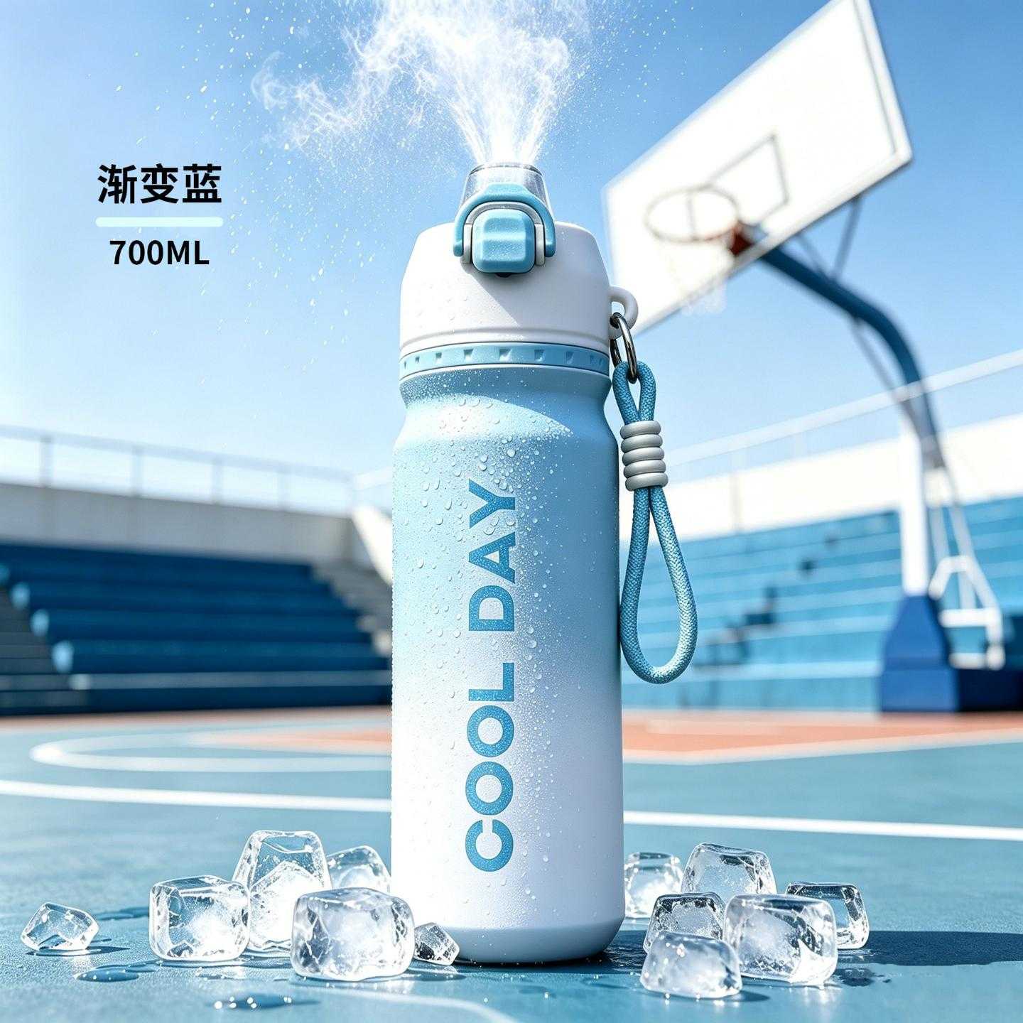 新款喷雾保温杯学生专用保冷保温水杯高颜值杯子大容量运动水壶