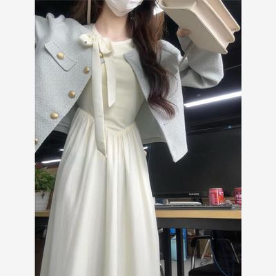 气质甜美穿搭套装女秋冬新款