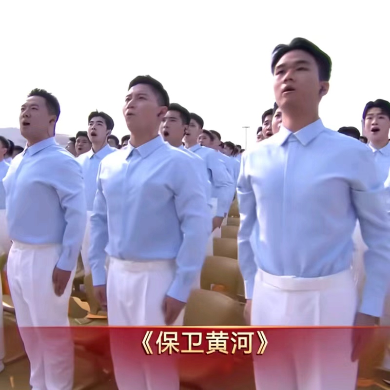 2025保卫黄河九三大合唱中小学生十一国庆节儿童朗诵比赛表演礼服