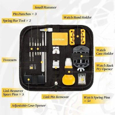 1 Set Watchmaker Watch Repair Repairing Tools Kit Case