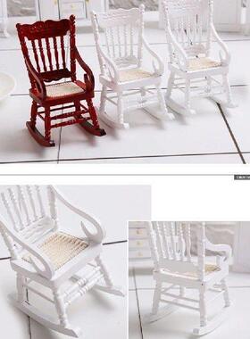 1/12 Dollhouse Bedroom Furniture Dollhouse Miniature Chair