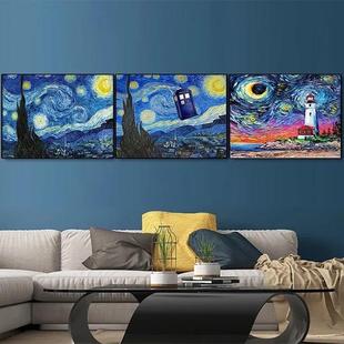 5D DIY Diamond Painting Abstract Art Full Round Diamond Kit