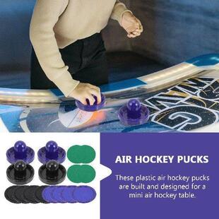 96mm Black Blue Table Cloth Accessories Pucks Air Hockey
