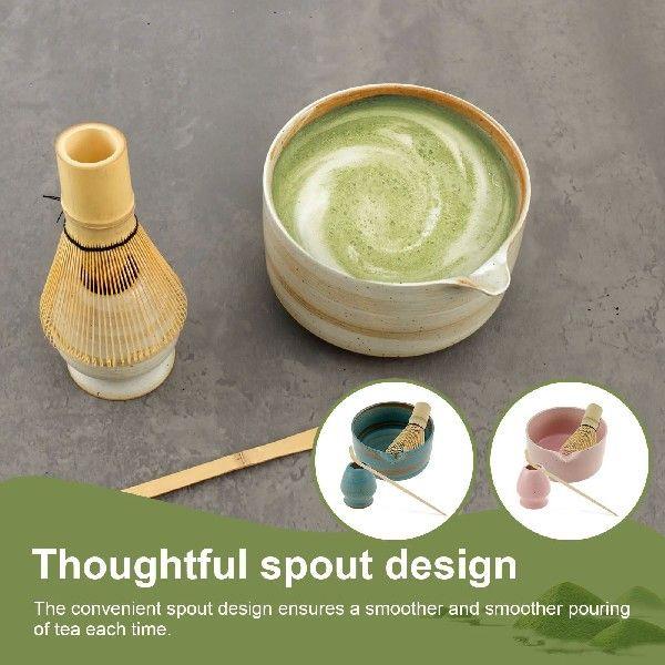 4Pcs Japanese Matcha Set Traditional Matcha Tea Set for Tea