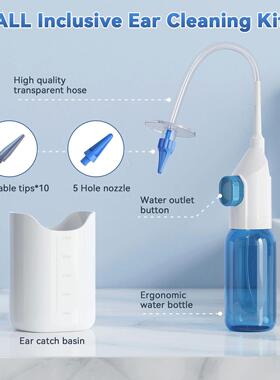 Ear Wax Removal Tool Manual Ear Irrigation Flushing System S