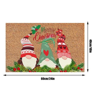 Christmas Kitchen Mat Xmas Bedroom Entrance Doormat Pattern