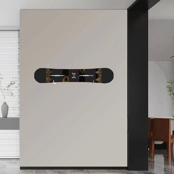 white Skateboard Display Rack Stylish Wall Storage Wall