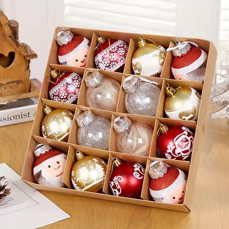 16pcs Christmas Ball Christmas Tree Decoration Ornaments