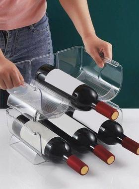 Stackable Bottle Holder Storage Organizer Rack Display