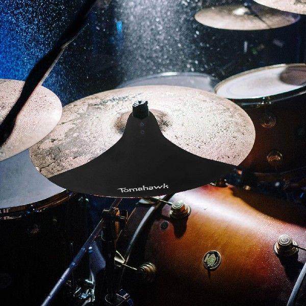 2 Pcs Cymbal Mute Pad Drum Instrument Muffler Kit for