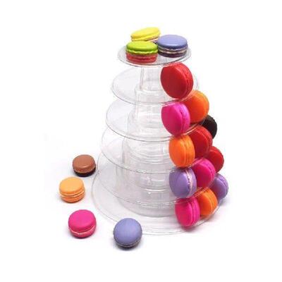 4/6/10-Tiers Macaron Display Stand Cupcake Tower Rack Cake