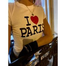 Y2K Grunge Aesthetic Gothic Punk T Shirt White Women Summer