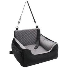 Dog Car Seat Bed Washable Dog Booster Seat with Storage