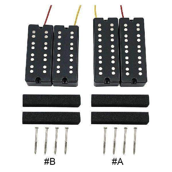 1Set Open 5/4 String Bass Guitar Pickups 2 Mounting Screw