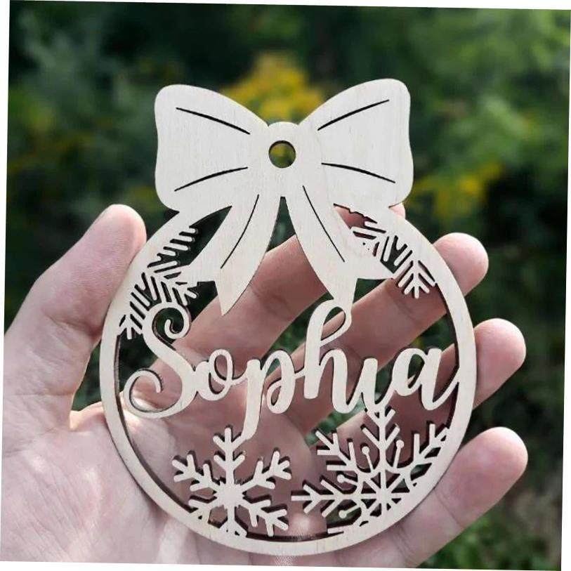 Christmas Different Names Tree Hanging Ornament Personalized