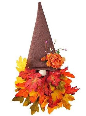 Maple Leaf Door Pendant Maple Leaf Gnome Pendant Ornament