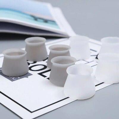 20Pcs Silicon Chair Leg Foot Covers Wooden Floor Protectors